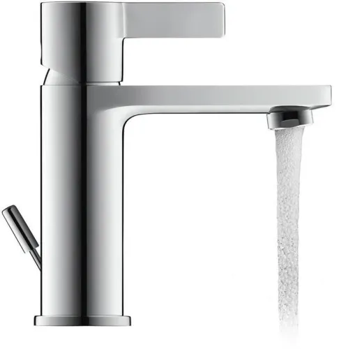 Duravit D-Neo Mitigeur monocommande pour lavabo M FreshStart, Chromé, 5,5 l/min, levier, avec garniture, portée 109 mm, hauteur 165 mm