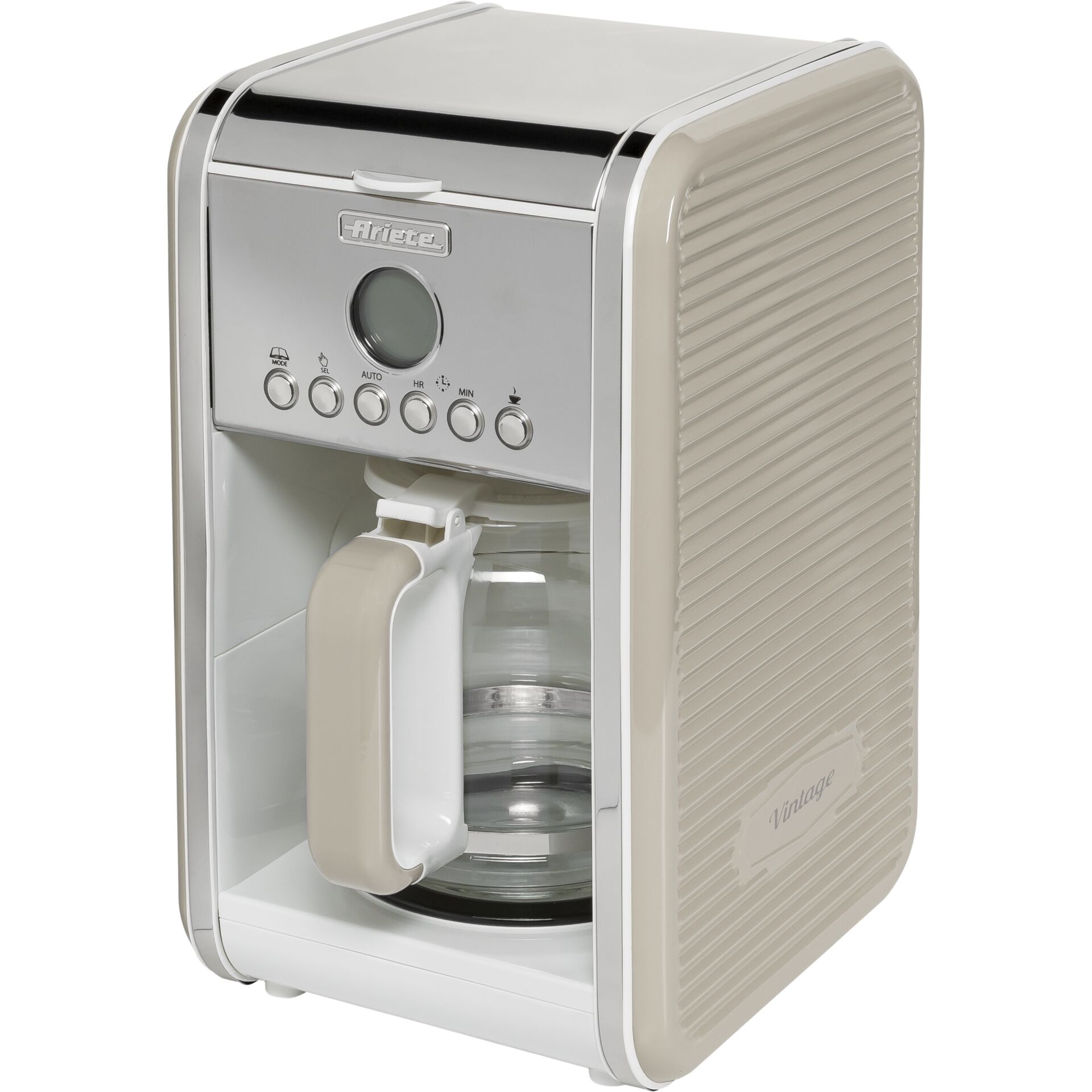 Machine à café filtre Ariete Vintage - 1,5 L - crème