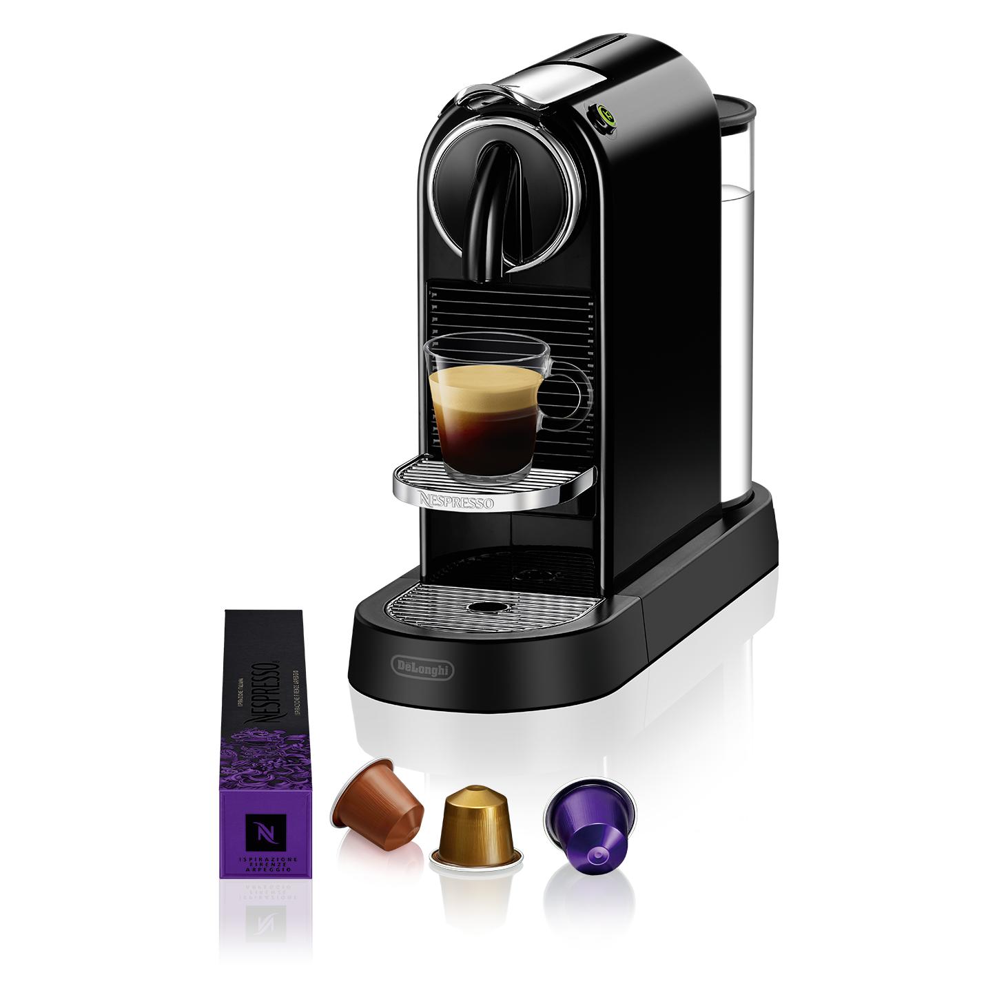 Machine à café à capsules Nespresso Citiz De'Longhi noire
