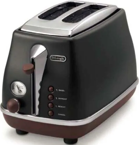 De'Longhi Icona Vintage CTOV2103.BK Grille-pain 2 fentes - noir