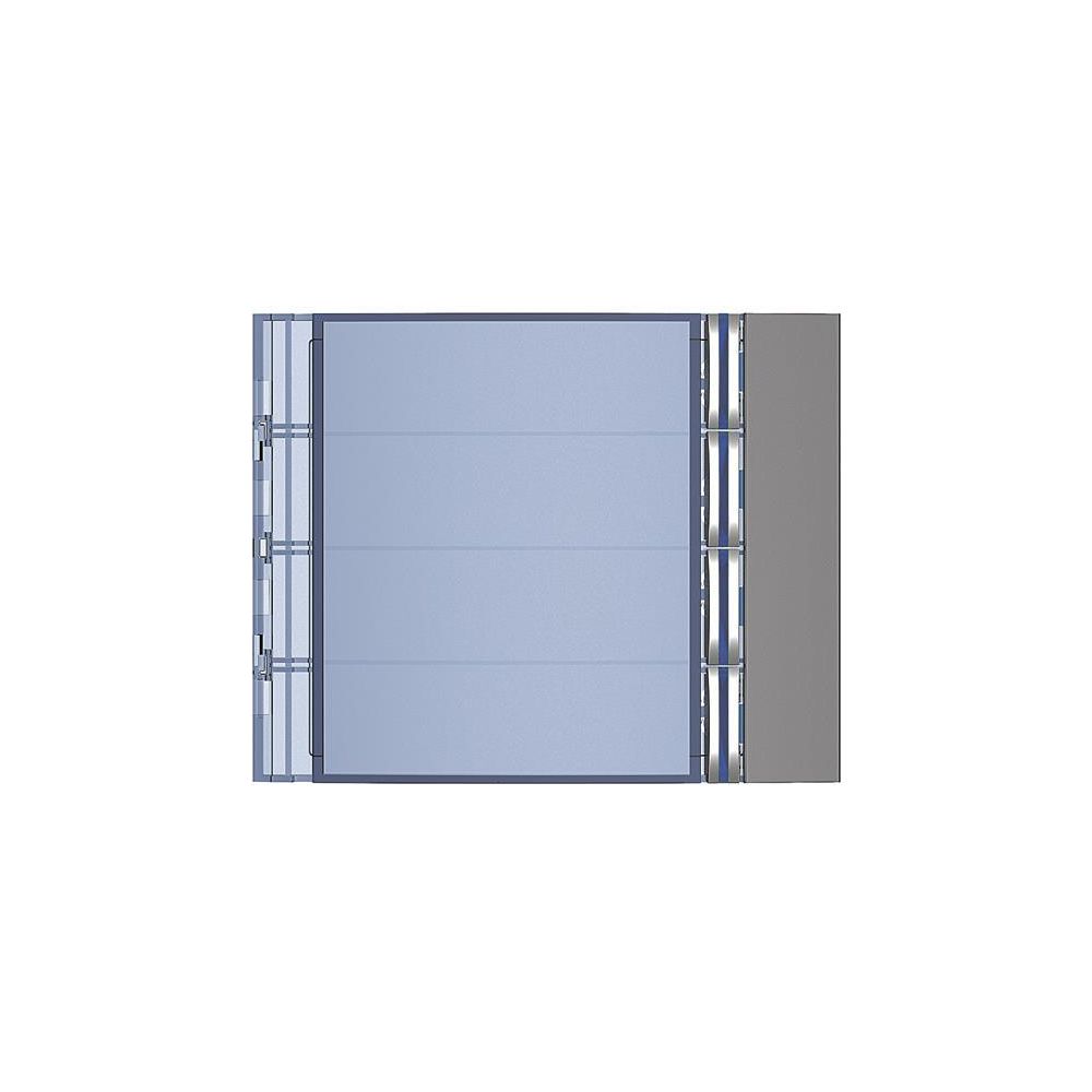 Legrand BTicino Module de touches d'appel SFERA 4RT Allstreet, 91x114x10 mm, plastique, anthracite, 352043