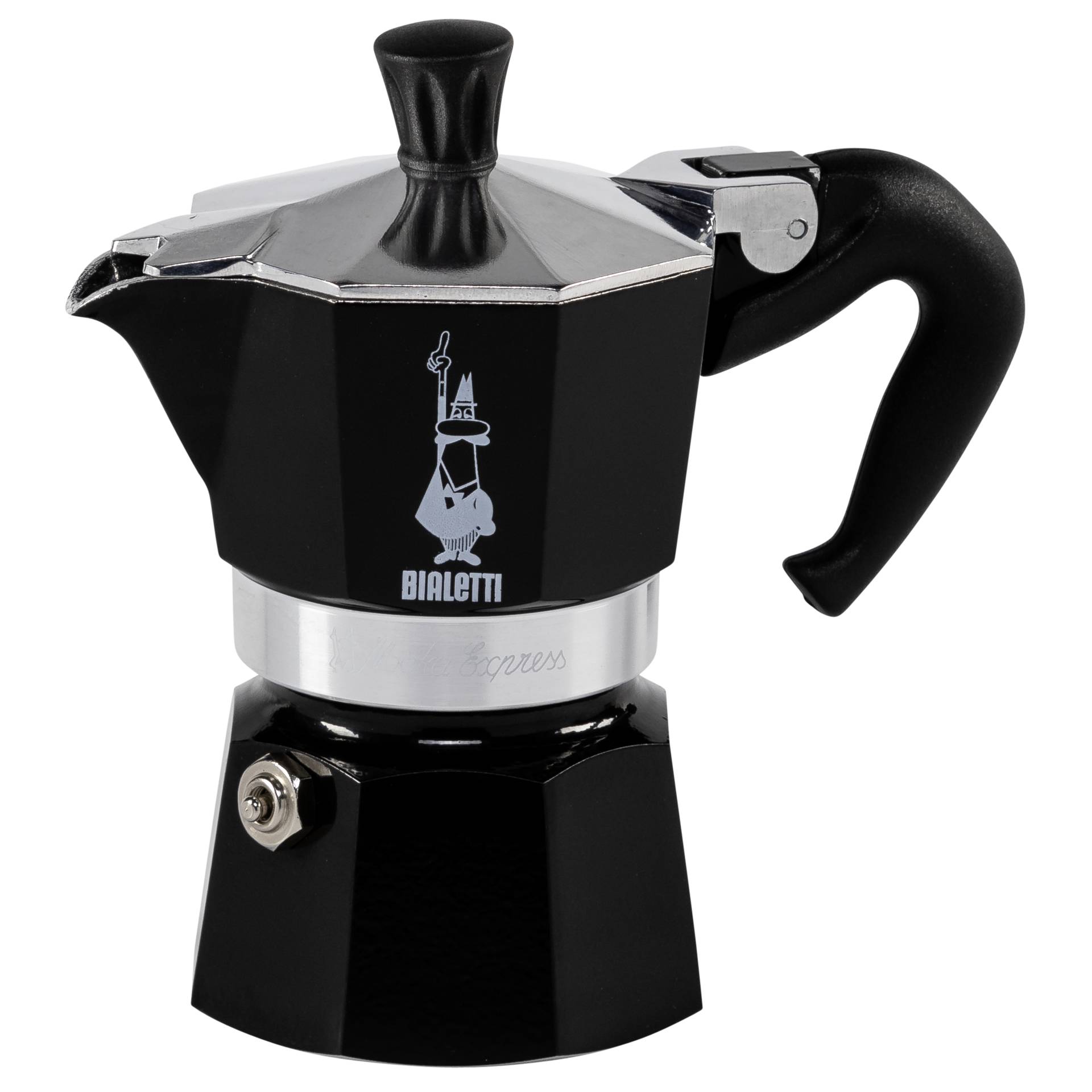 Bialetti Moka Express - noir - Aluminium - pour 1 tasse
