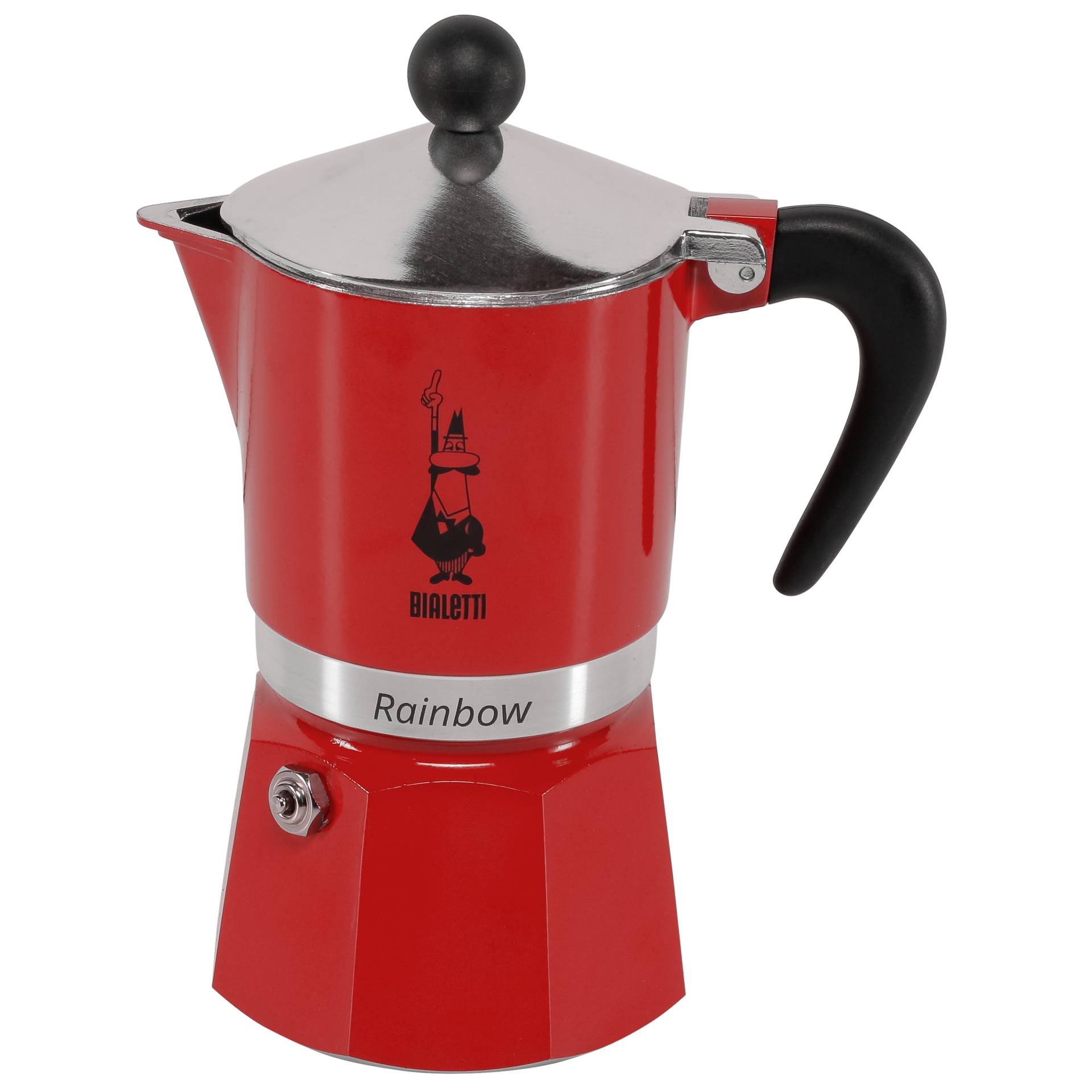 Cafetière Bialetti Rainbow - rouge - pour 3 tasses