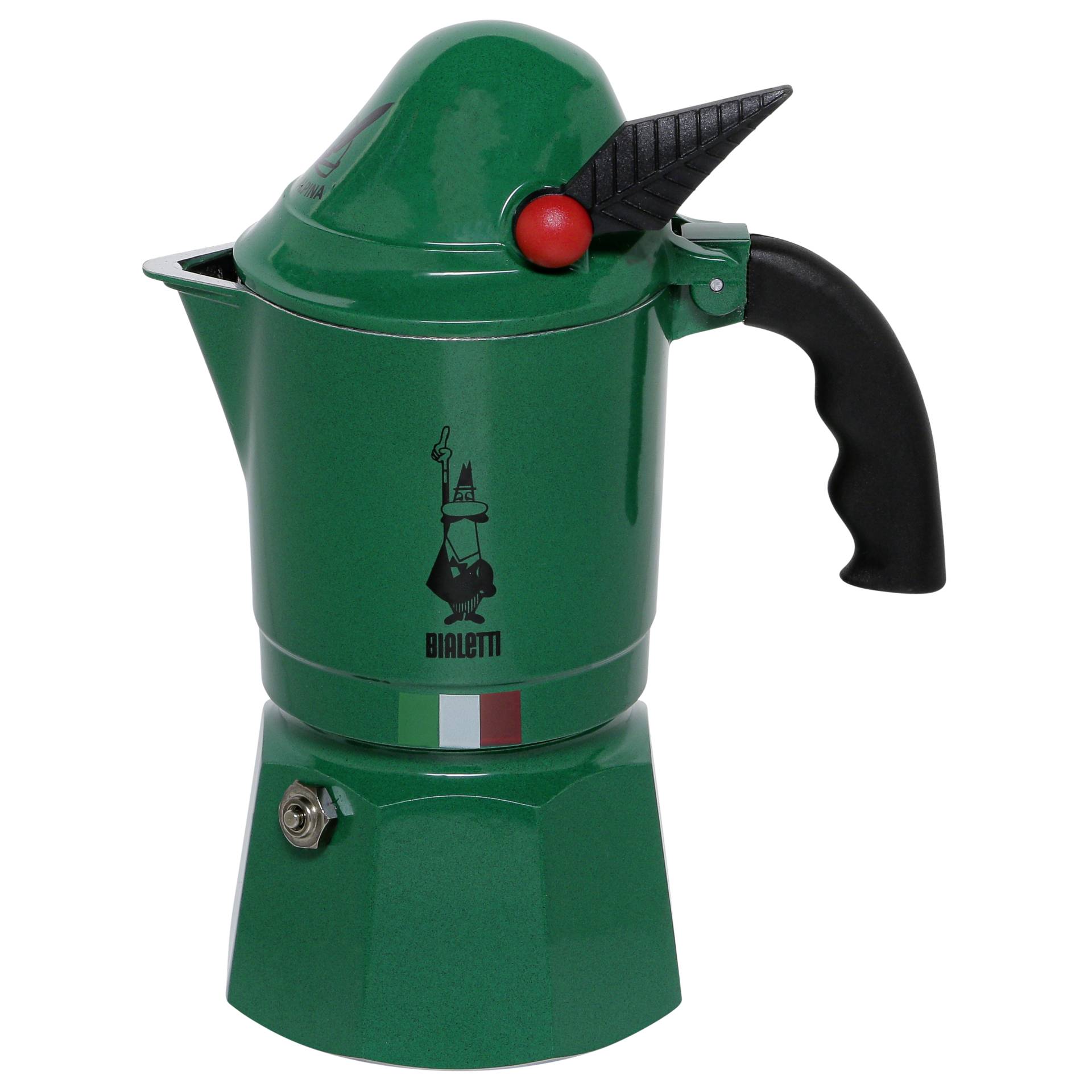 Bialetti Moka Express - Break Alpina - vert - Aluminium - pour 3 tasses