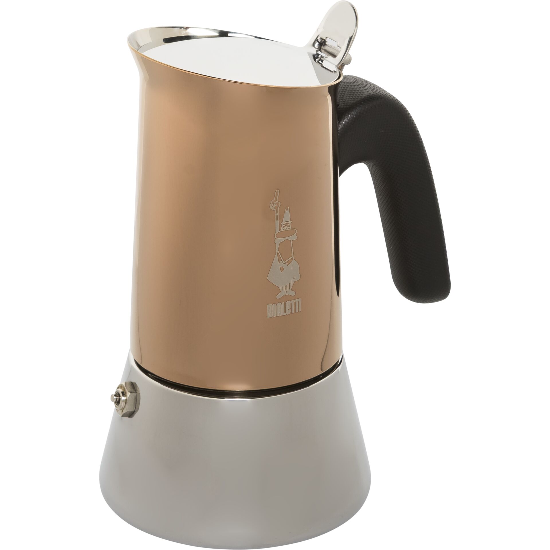 Bialetti Venus - Cafetière à piston - Acier inoxydable - cuivre/argent - pour 4 tasses
