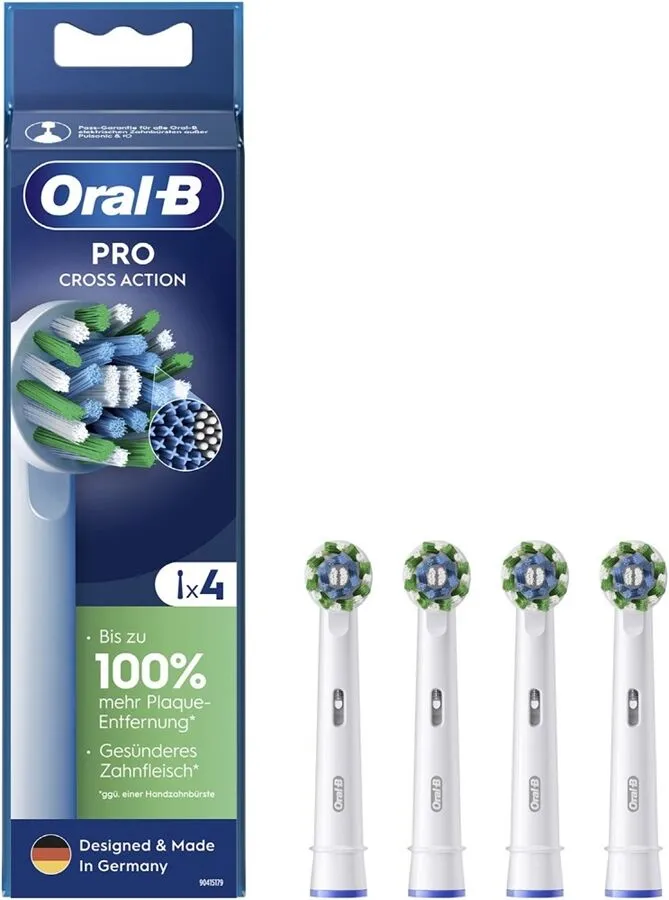 Têtes de brosse Oral-B PRO Cross Action, 1 boîte = 4 pièces