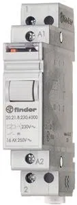 Contacteur à impulsions Finder pour rail DIN 20.21.8.008.4000
