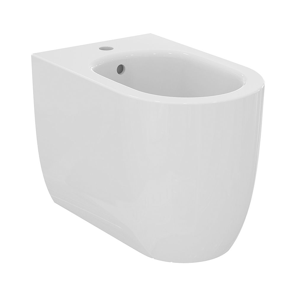 Ideal Standard Bidet mural Blend Curve, 1 trou de robinetterie, 355x560x400 mm, Blanc