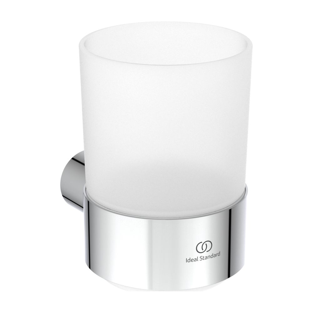 Verre de lavabo Ideal Standard Conca, rond, chromé
