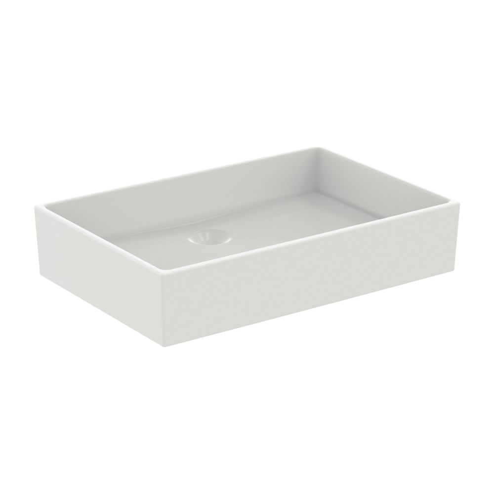 Ideal Standard Lavabo sur colonne Extra, sans trou de robinetterie, sans trop-plein 600x400x125 mm, blanc soyeux