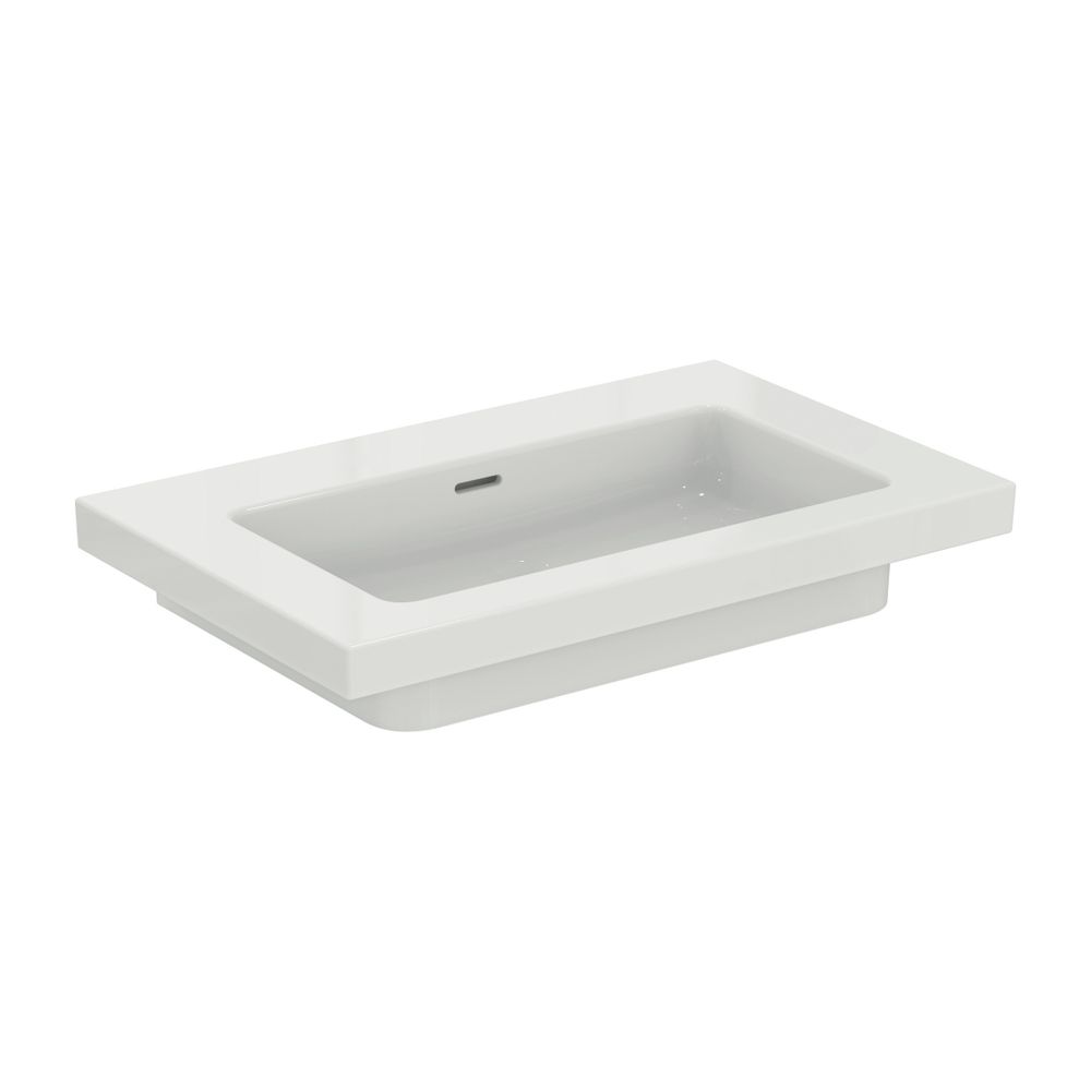 Lavabo meuble Ideal Standard Extra sans trou de robinet avec trop-plein 810x510x150mm, Blanc avec IdealPlus