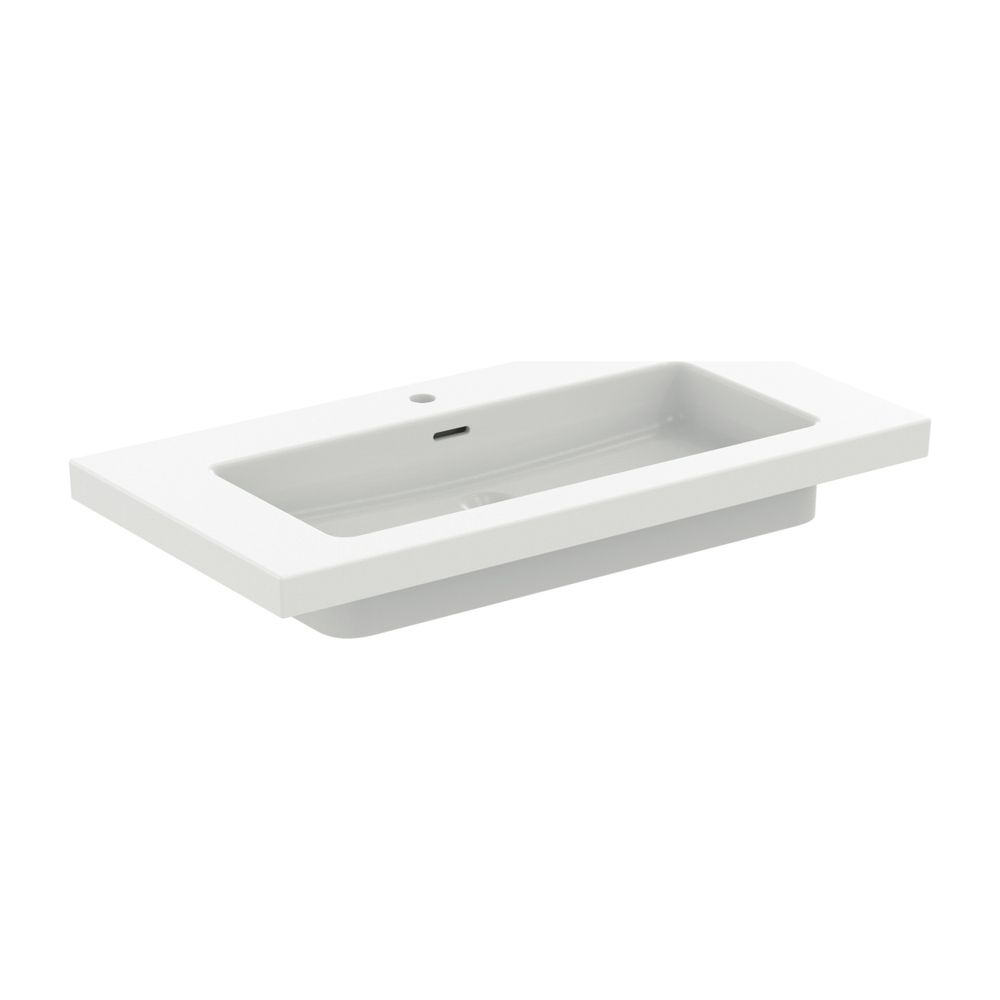 Lavabo de meuble Ideal Standard Extra 1 trou de robinetterie, avec trop-plein 1010x510x150mm Blanc soyeux