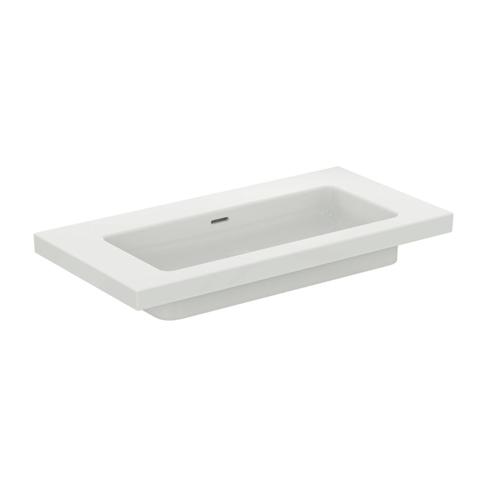 Lavabo meuble Ideal Standard Extra sans trou de robinetterie avec trop-plein 1010x510x150mm Blanc avec IdealPlus