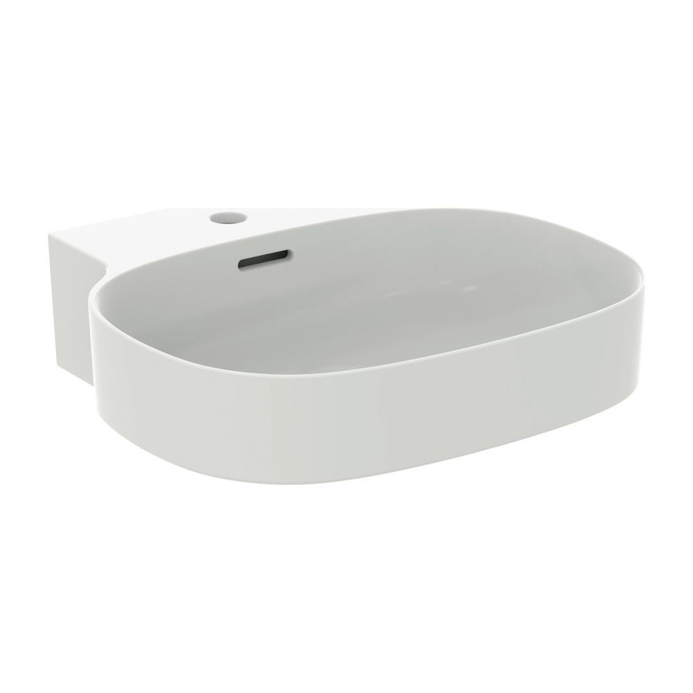 Lavabo Ideal Standard Linda-X 1 trou de robinet, avec trop-plein 500x480x135mm Blanc soyeux