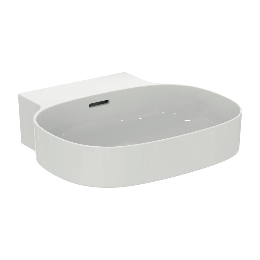 Ideal Standard Waschtisch Linda-X sans trou de robinetterie avec trop-plein 500x480x135mm poli Blanc