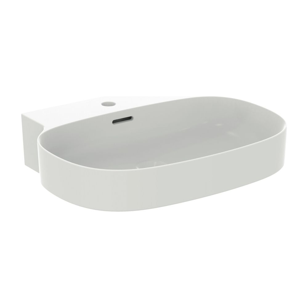 Ideal Standard Waschtisch Linda-X 1 trou de robinetterie, avec trop-plein 600x500x135mm poli Blanc soyeux