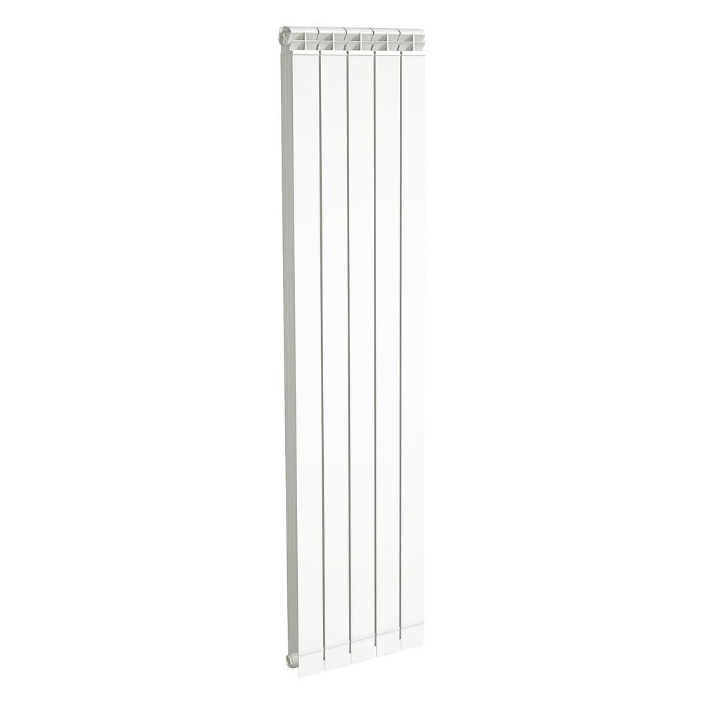 Radiateur aluminium Fondital Garda Dual 80 900-4, 702 W, 966x320x80 mm, aluminium, blanc pur RAL 9010