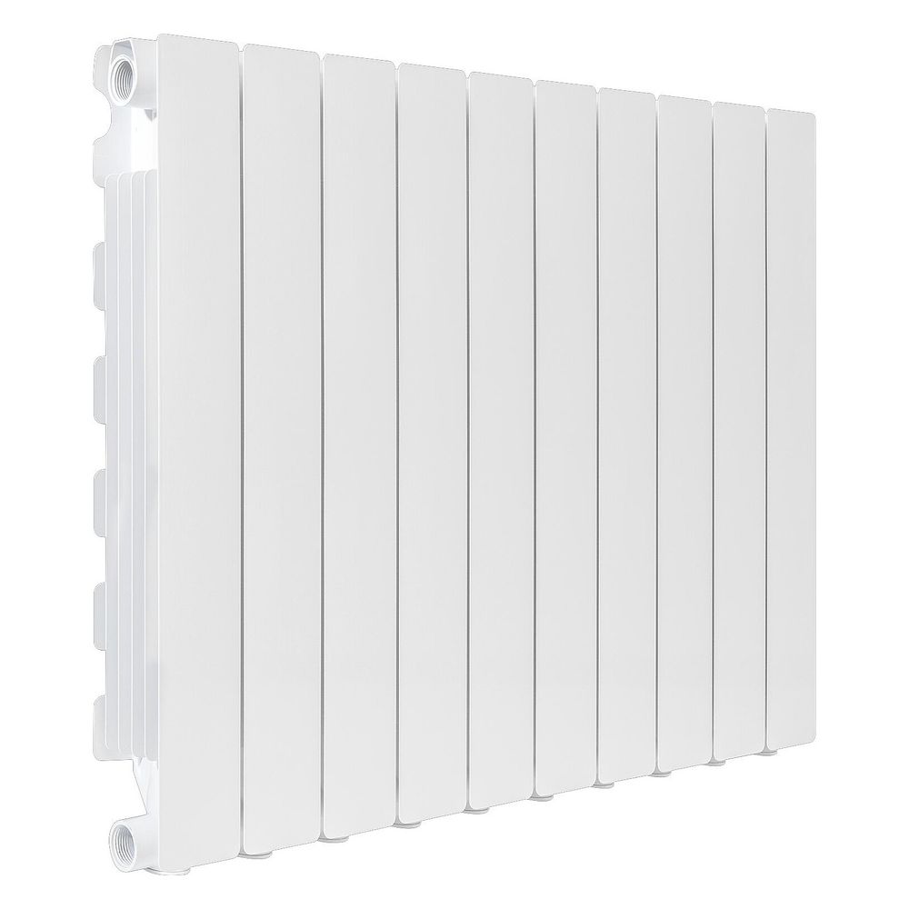 Radiateur en aluminium Fondital Blitz Super B4 600/100, 657x960x97 mm, aluminium moulé sous pression, blanc RAL 9010
