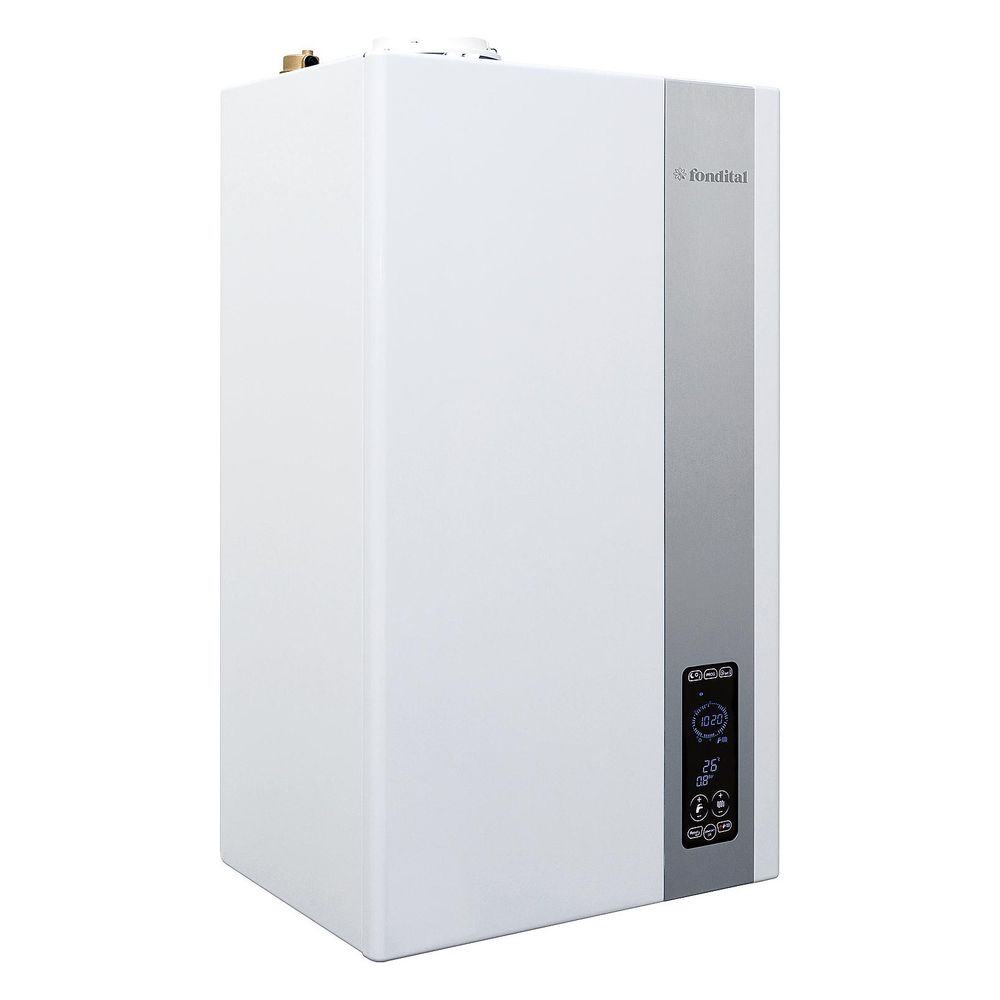 Fondital Chaudière à gaz à condensation Itaca KR 32, 4,4-32,3 kW, 750x420x315 mm, Acier inoxydable