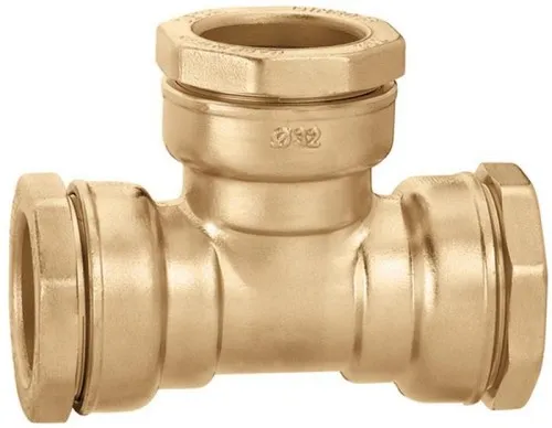 Raccord en T Caleffi CA 25 mm, pour tube en polyéthylène (PE)