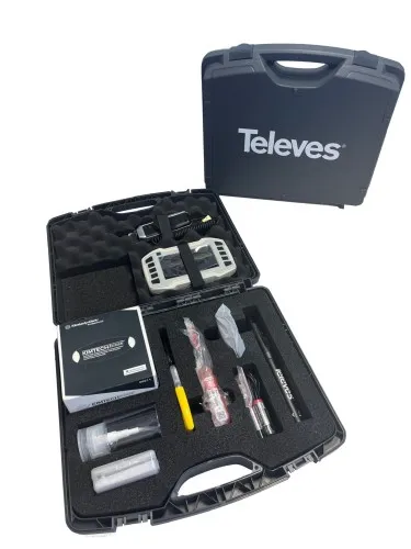 Televes LWLRKPROFI Kit d'outils Pro pour fibres optiques (236241)