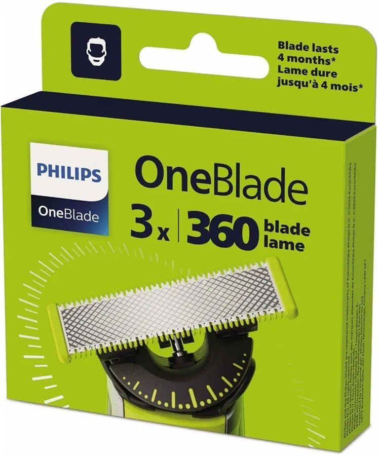 Lame de rechange Philips OneBlade QP430 - 3 unités