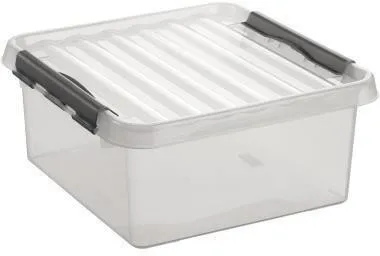 Boîte de rangement Sunware Q-line H6162802 18 L, transparente