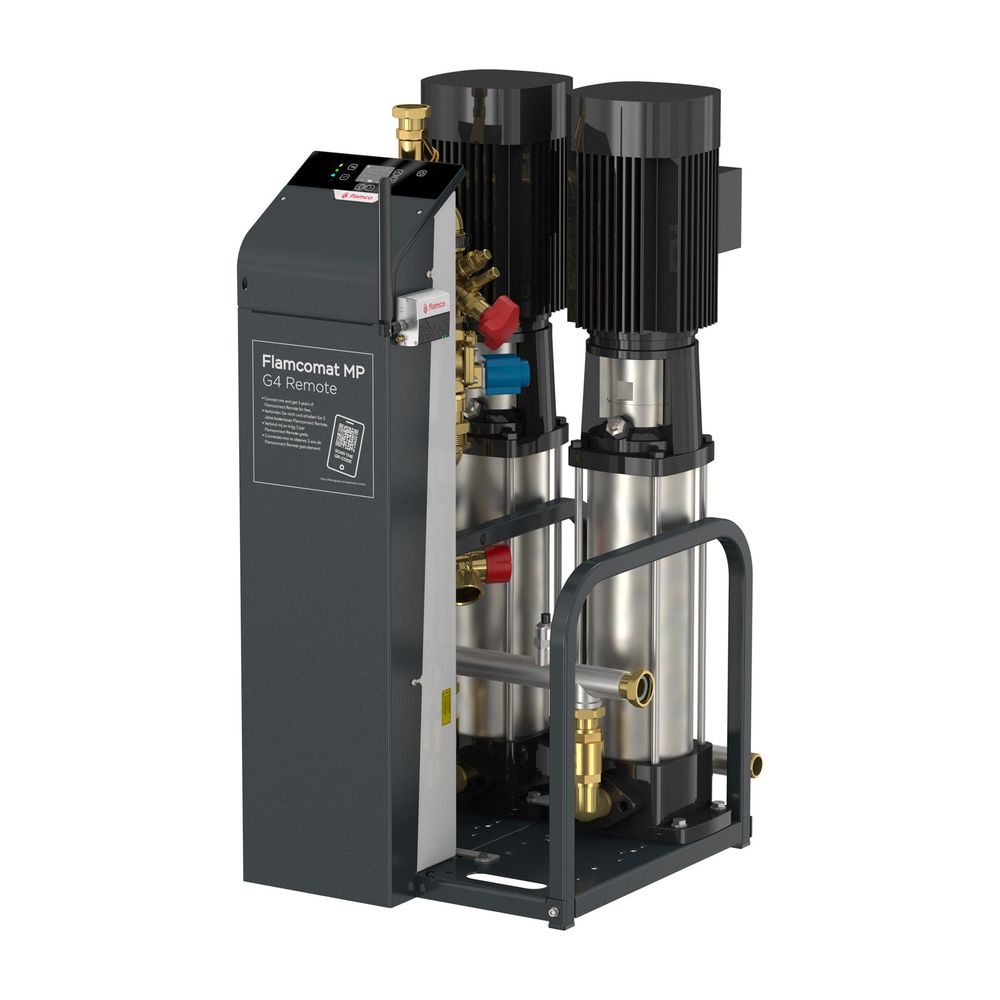 Module de commande Flamcomat MP G4 Remote D130, 400V, pour maintien de pression, dégazage et appoint d'eau