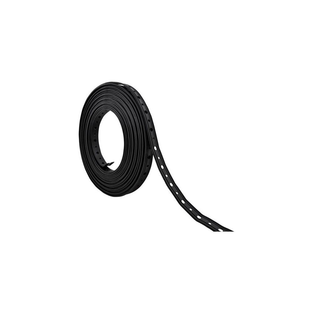 Bande de fixation Walraven en plastique 19x3,0 mm, 10 m, motif de trous régulier (4,5 + 6,5 mm) — lot de 10 pièces