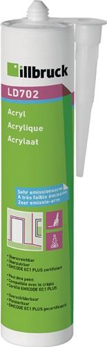 Cartouche acrylique LD702 310 ml blanc ILLBRUCK — lot de 20 pièces
