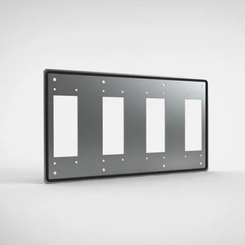 Plaque de recouvrement nVent Hoffman, 4x 24 pôles MMG4024