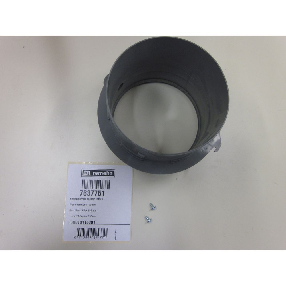 Raccord de fumée Remeha Ø 150 mm, référence 7637751