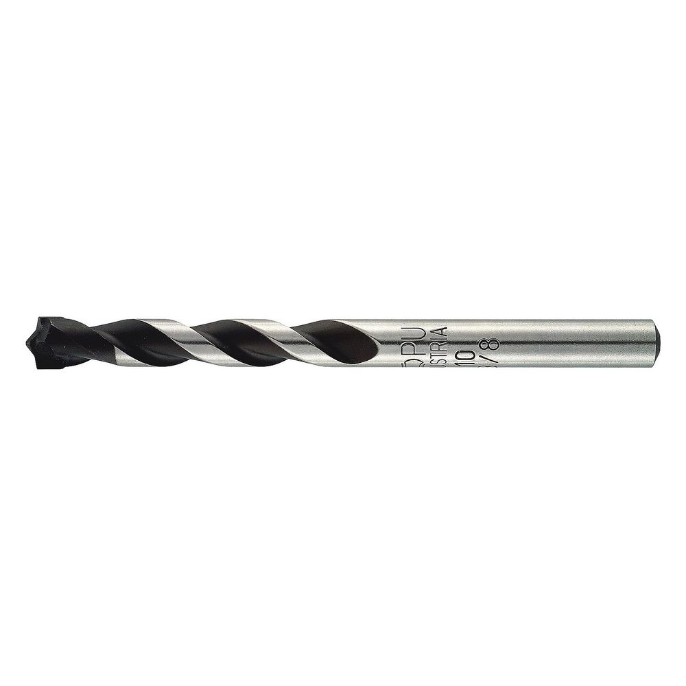 Foret à béton Alpen, Diamètre 10 mm Longueur utile 140 mm Longueur totale 200 mm, Norme DIN ISO 5468, 0073701000100
