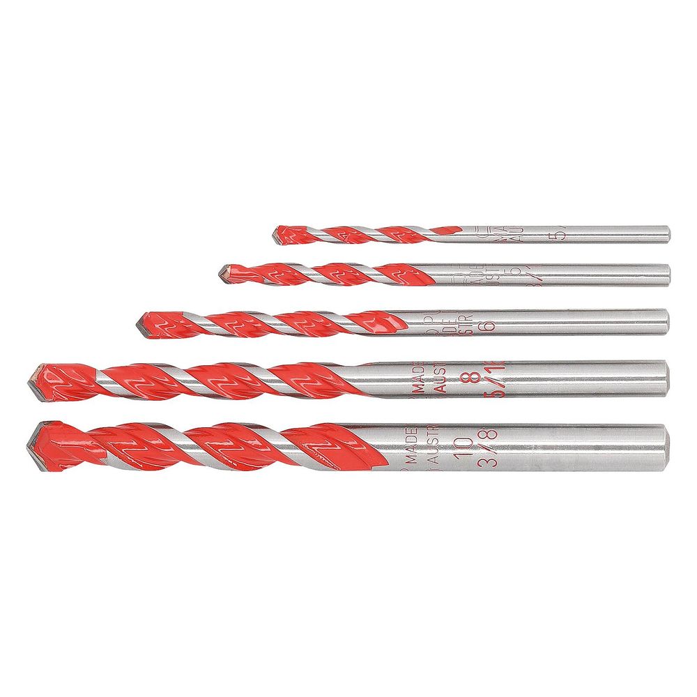 Jeu de mèches Profi Multicut 5tlg. 4,5,6,8,10mm rd. ALPEN