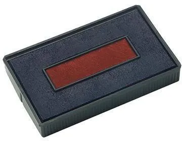 Colop Coussin de rechange E/200/2 107113 bleu/rouge 2 pièces/paquet — lot de 2 pièces