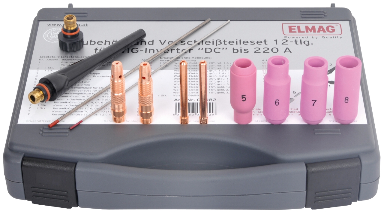 Set de pièces d'usure ELMAG WIG 12 pièces SR 18/26
