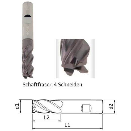 ELMAG Fraise à queue, 4 tailles