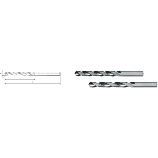 ELMAG Foret hélicoïdal HSS Co5 DIN 338
