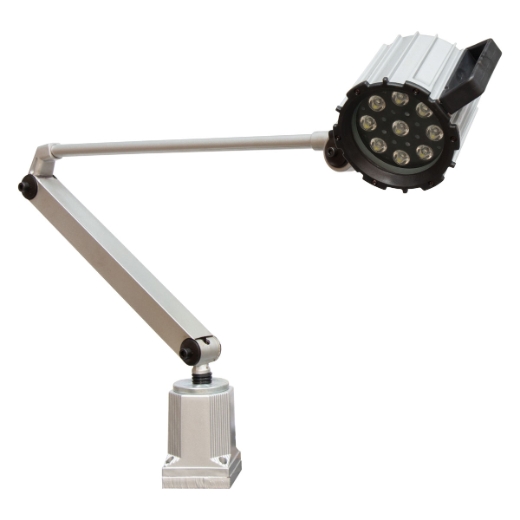 ELMAG Lampe de travail LED longue avec bras carré