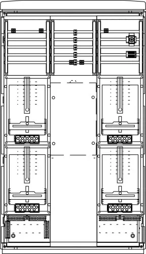 Colonne de raccordement de compteur Elsta Mosdorfer ZS614T.N2.12