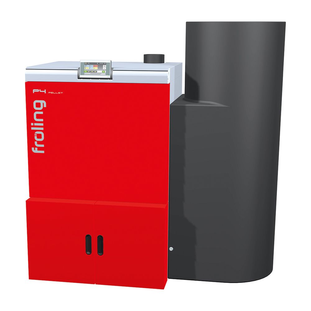 Chaudière à granulés Fröling P4 Pellet 105 avec système de décendrage automatique intégré