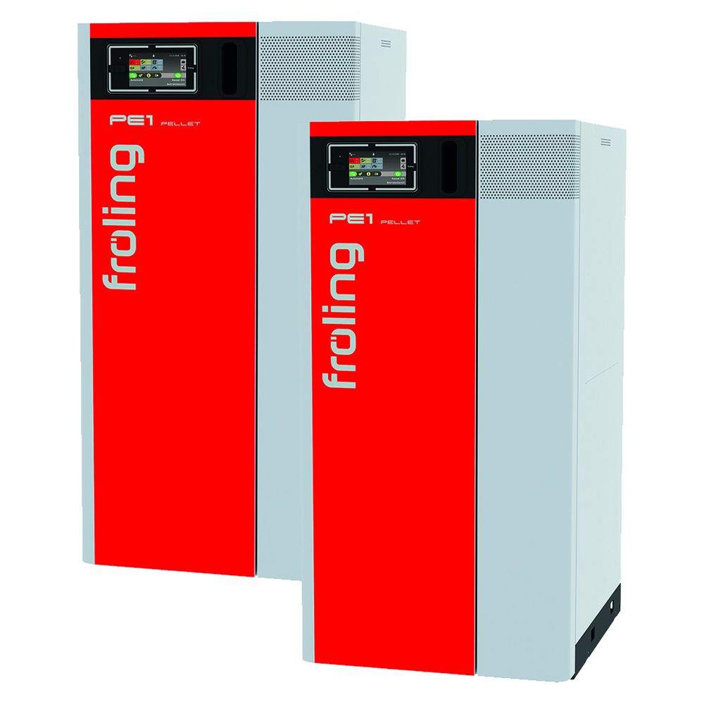Fröling 2 x PE1 Pellet 30 chaudière à granulés 30 kW entièrement automatique