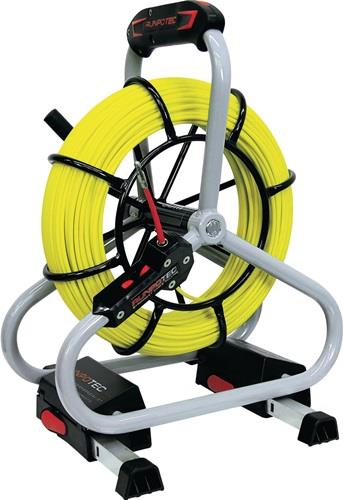 Runpotec Tige en fibre de verre Profiset Longueur de bande 80 m Rayon de courbure 120 mm Diamètre de câble 4,5 mm