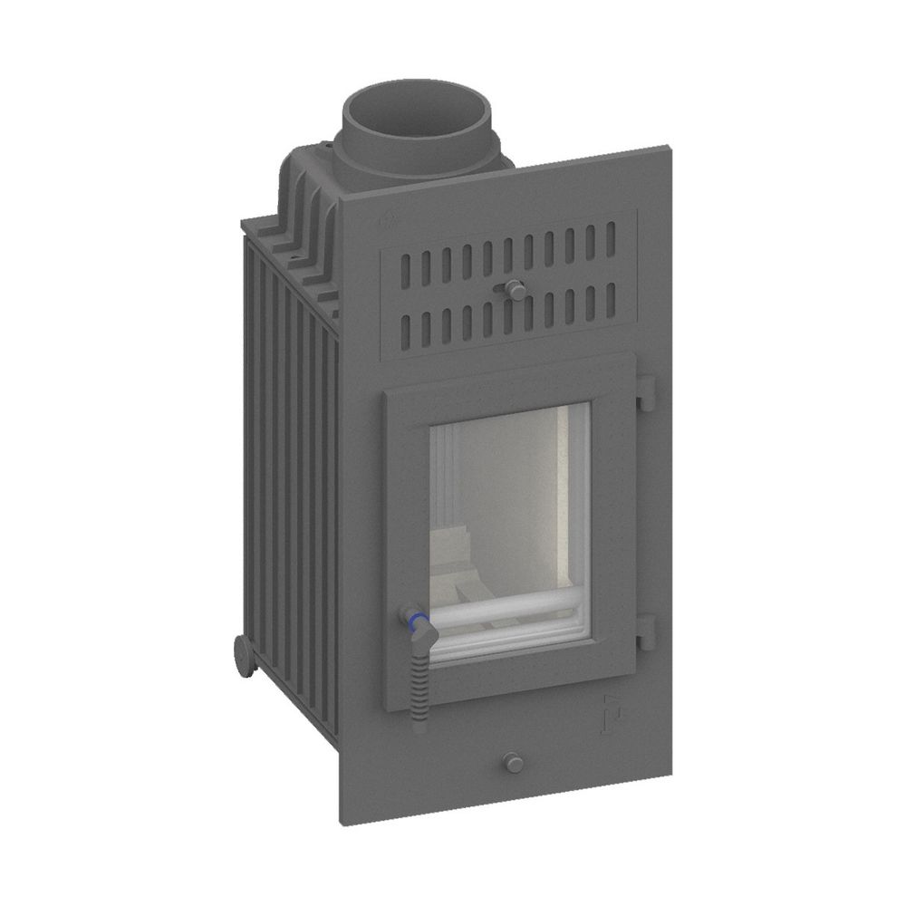 Insert chauffant Camina Schmid SH8G bois, 8 kW, 820x420x480 mm, avec revêtement intérieur