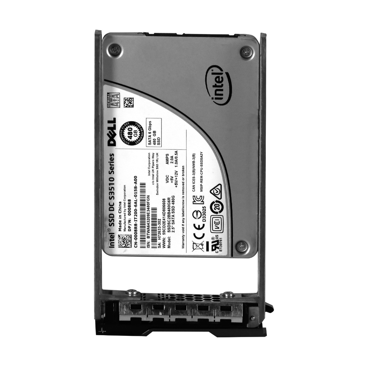 DELL 0008R8 480 Go MLC SATA III 2,5'' SSDSC2BB480G6R