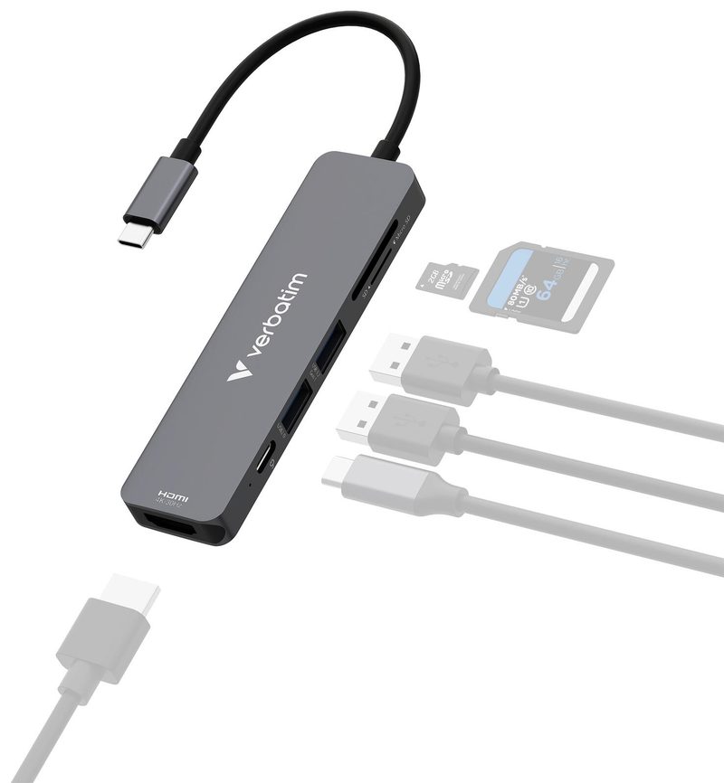Adaptateur multiports Verbatim Essentials 32156