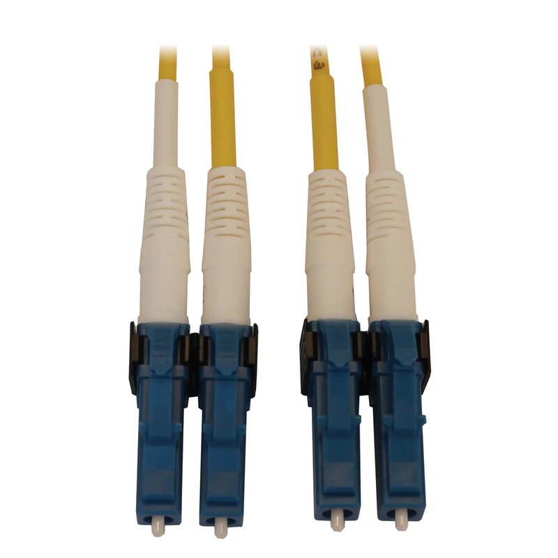 Câble à fibre optique Eaton Tripp Lite Series 400G Singlemode 9/125 OS2 (Duplex LC/UPC M/M), 1 m jaune