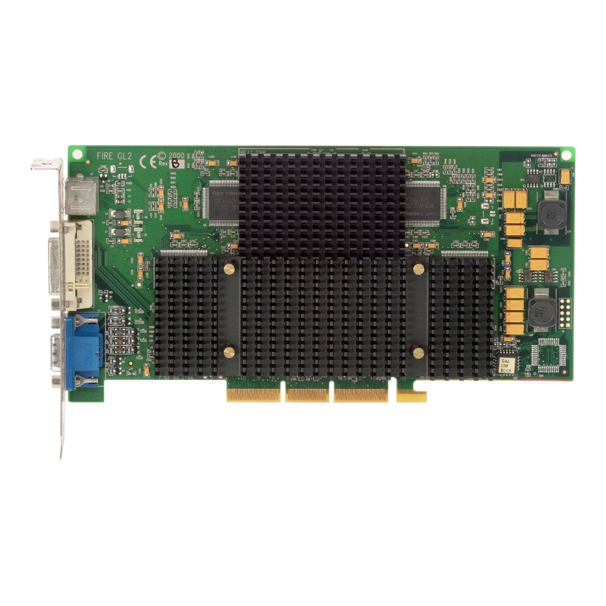 DELL 027VNJ ATI FIRE GL2 AGP 64MB VRAM PRECISION 330