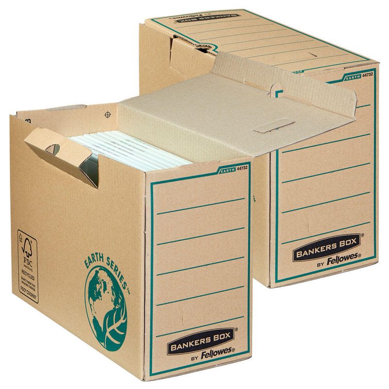 Boîtes d'archivage Bankers Box pour documents volants 15,0 x 35,0 x 26,0 cm 1 boîte = 20 unités — lot de 20 pièces