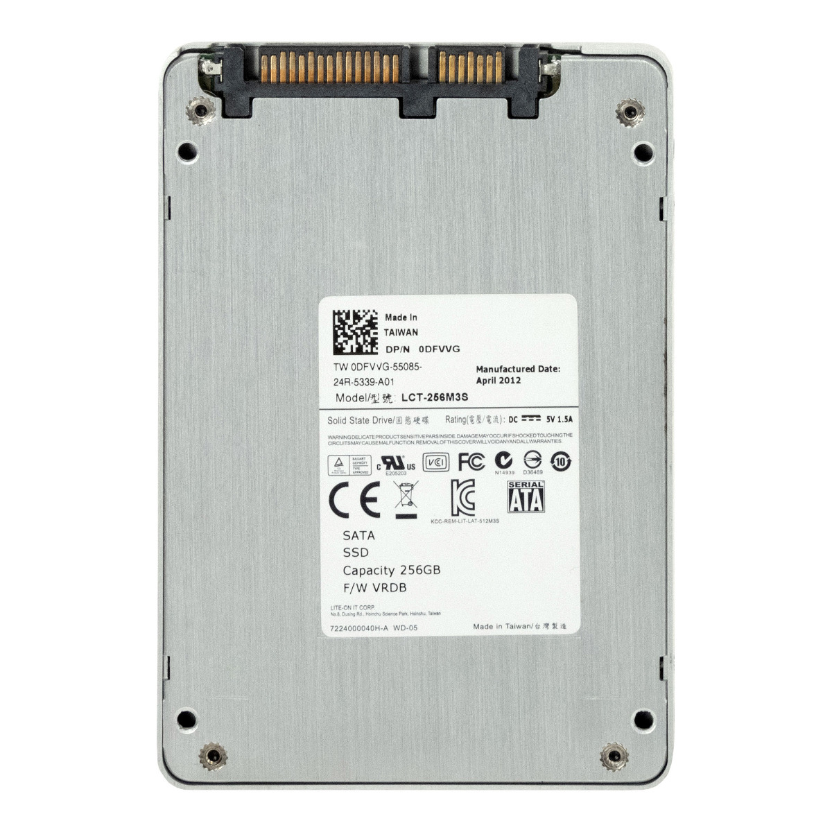 DELL 0DFVVG 256 Go MLC SATA III 2,5'' LCT-256M3S